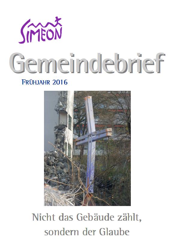 Titel Gemeindebrief Herbst / Winter 2015 / 2016